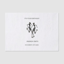 Papel De Seda Africana, Silhouette Joy Dance White Birday