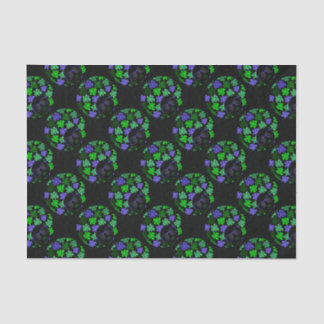 Papel De Seda Afro Diva Verde y Azul
