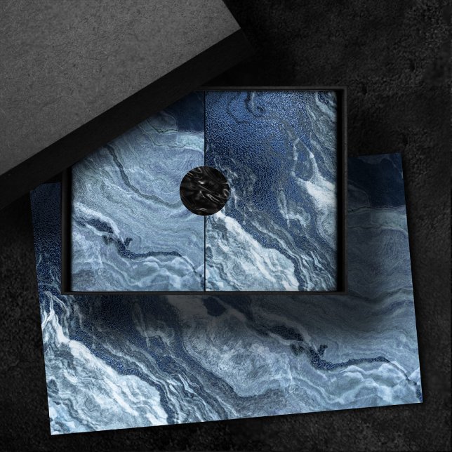 Papel De Seda Agante azul cristalizado | Duste Slate Marbble Sto (Subido por el creador)