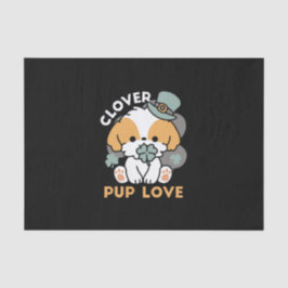 Papel De Seda Agarre afortunado con Clover - Regalo del Día de S