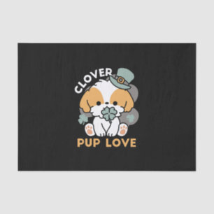 Papel De Seda Agarre afortunado con Clover - Regalo del Día de S
