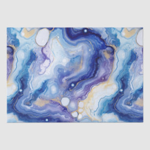 Papel De Seda Ágata Celestial Patrón Abstracto de Piedra de Ga