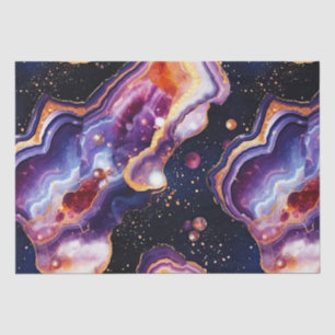 Papel De Seda Ágata Celestial   Piedra Galaxia Cósmica