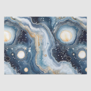 Papel De Seda Ágata Celestial Piedra Planetaria Abstracta