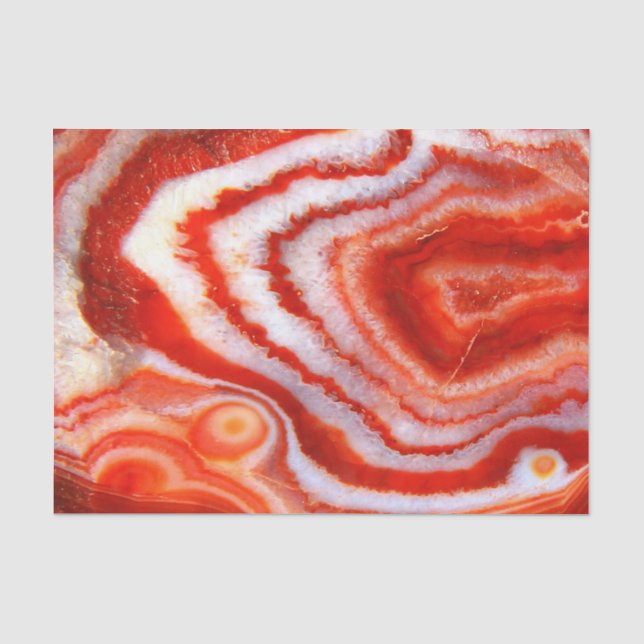 Papel De Seda Ágata de naranja sangrante. (Anverso)