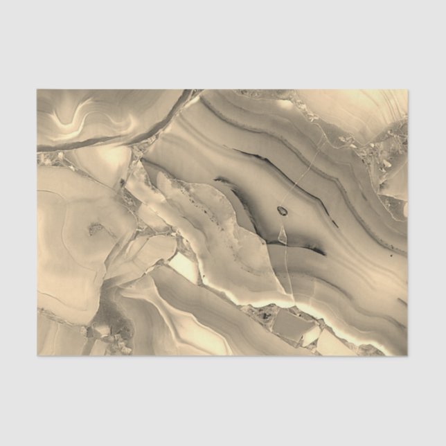 Papel De Seda Agate marrón (Anverso)