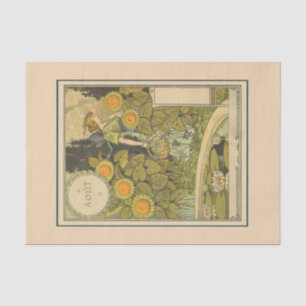 Papel De Seda Agosto por Eugene Grasset
