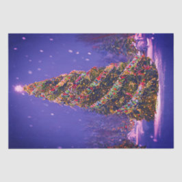 Papel De Seda Agradable Decoración De Árbol De Navidad
