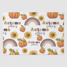 Agradables Vibes de calabaza floral de otoño