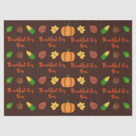 Papel De Seda Agradecimiento Por Ti Acción De Gracias