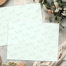 Papel De Seda Agradezco a Text Business Tissue Paper