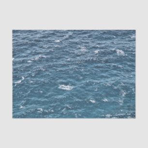 Papel De Seda Agua azul náutica del océano