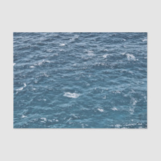 Papel De Seda Agua azul náutica del océano