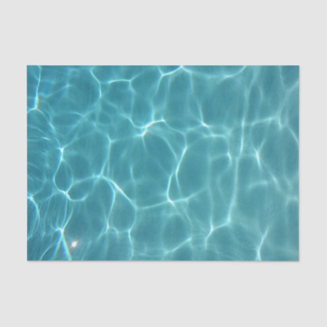 Papel De Seda Agua de la piscina (Anverso)