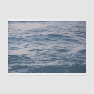 Papel De Seda Agua de mar primer plano