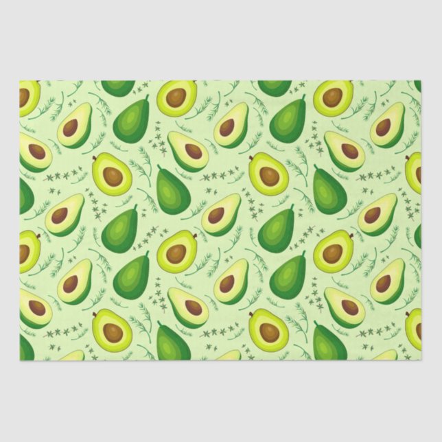 Papel De Seda Aguacate (Anverso)