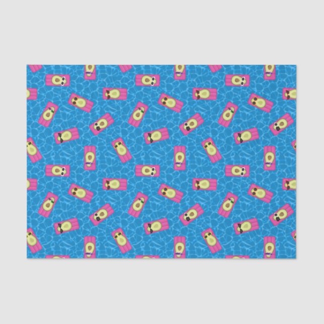 Papel De Seda Aguacates de estilo cutáneo (Anverso)