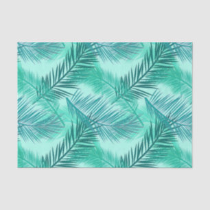 Papel De Seda Aguamarina de hoja de palma de la impresión, de la