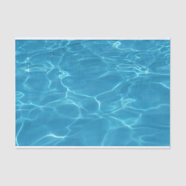 Papel De Seda Aguas azules (Anverso)