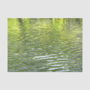 Papel De Seda Aguas de roble creek amarillo y verde foto natural