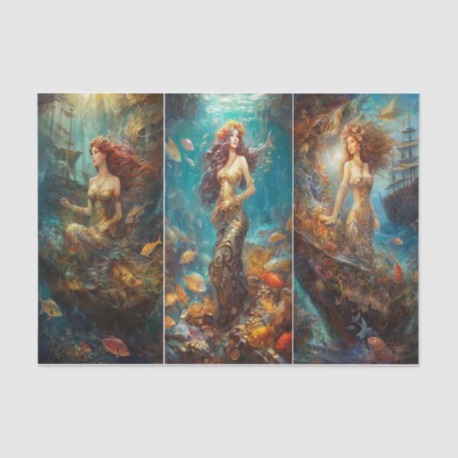 Papel De Seda Aguas doradas (Anverso)