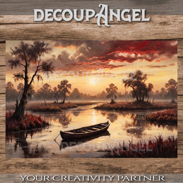 Papel De Seda Aguas silenciosas - Decoupage - (Subido por el creador)