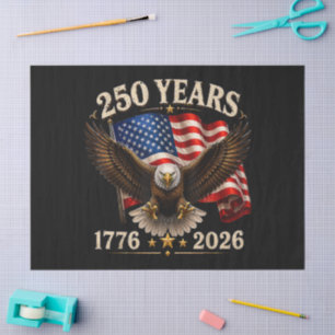 Papel De Seda Águila patriótica del 250 aniversario EE. UU.