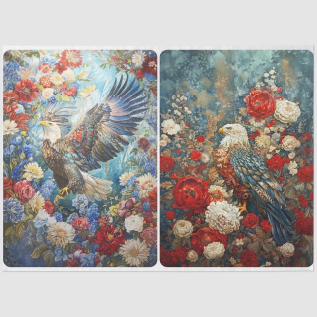 Papel De Seda Águilas magníficas (Anverso)