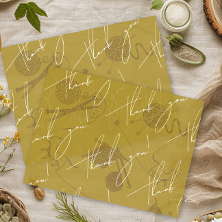 Papel De Seda Agujas de punto Yarn Gracias