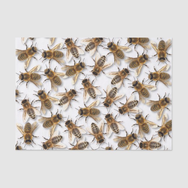Papel De Seda ¡Ahorre la abeja! ¡Ahorre el mundo! Vive el diseño (Anverso)