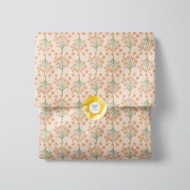 Papel De Seda Airy Meadow Vines | Albaricoque Botánico Suave  (Subido por el creador)