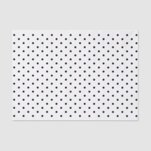 Papel De Seda Ajuste clásico de regalo de puntos de polka blanco