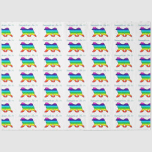 Papel De Seda Ajuste de regalo de tejidos n.º.1 samoyado; elemen