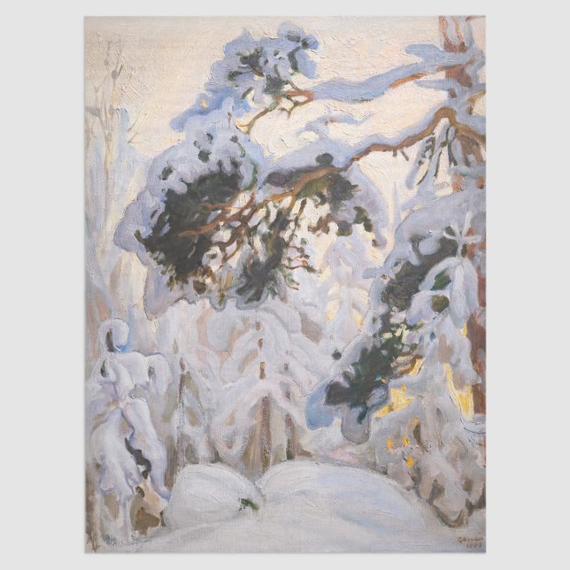 Papel De Seda Akseli Gallen-Kallela - Bosque en invierno (Subido por el creador)