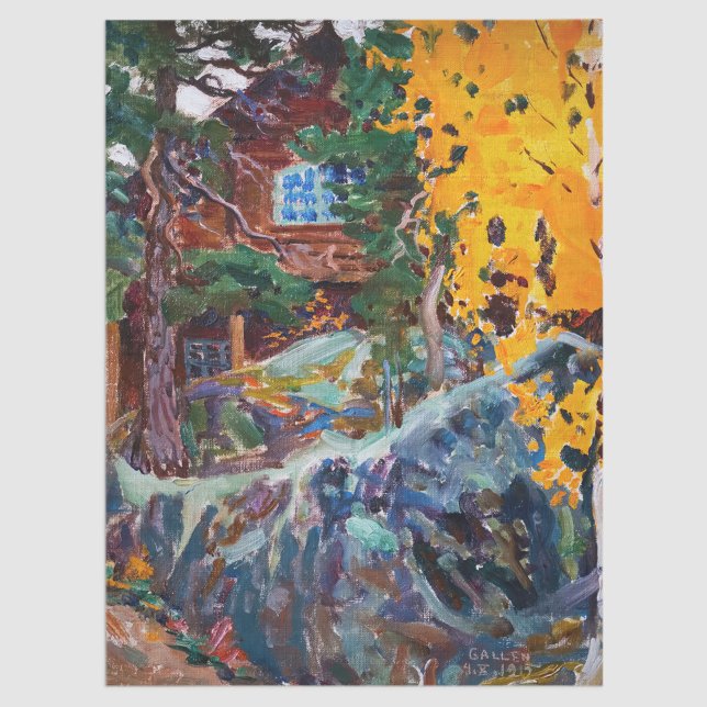 Papel De Seda Akseli Gallen-Kallela - Kalela en otoño (Subido por el creador)