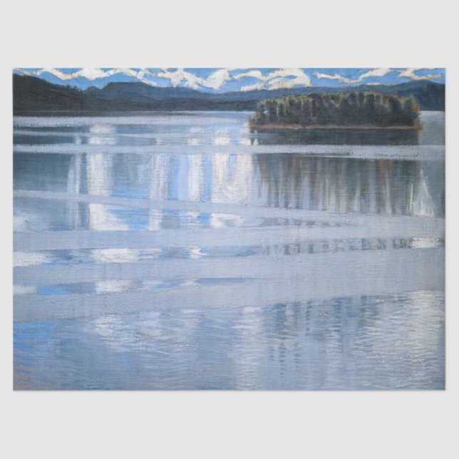 Papel De Seda Akseli Gallen-Kallela - Lago Keitele (Anverso)