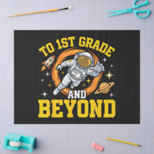 Papel De Seda al estudiante de astronauta de 1er grado y más all