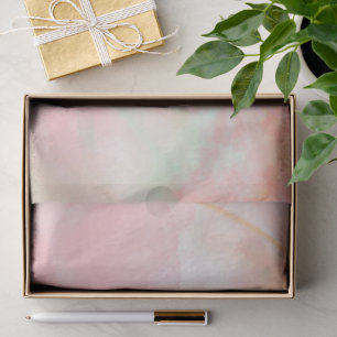 Papel De Seda Ala de Ángel Abstracta Rosa Suave Aireada Blush Mo