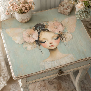 Papel De Seda Alas de Mariposa de Hada Floral Caprichosa Decoupa