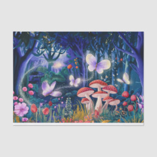 Papel De Seda Alas de Mariposa Mágicas Bosque,
