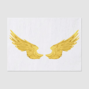 Papel De Seda Alas de oro del ángel de Falln