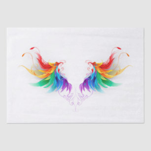 Papel De Seda Alas del arco iris fluidas