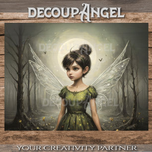 Papel De Seda Alas plateadas: Tinkerbell explora el bosque mágic