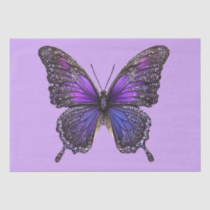 Papel De Seda Alas Twinkling: Mariposa espumosa púrpura