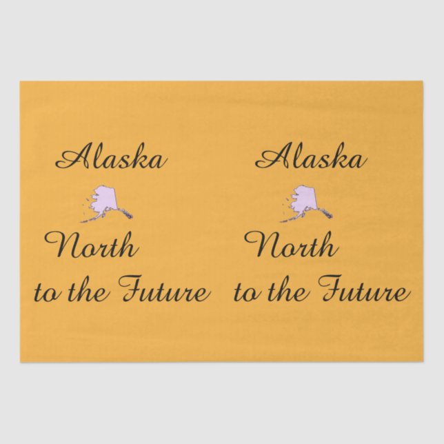 Papel De Seda Alaska Norte al Futuro (Anverso)