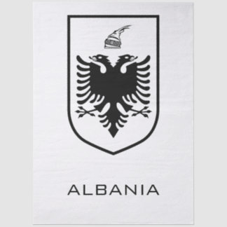 Papel De Seda Albanian National Coat of Arms Heritage Ink