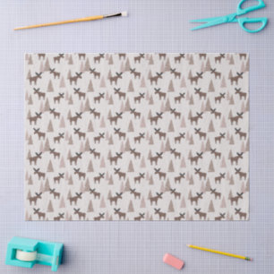 Papel De Seda Alces en invierno