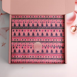 Papel De Seda Alegre festivo rosa y morado