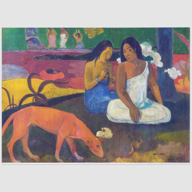 Papel De Seda Alegría, Gauguin (Anverso)