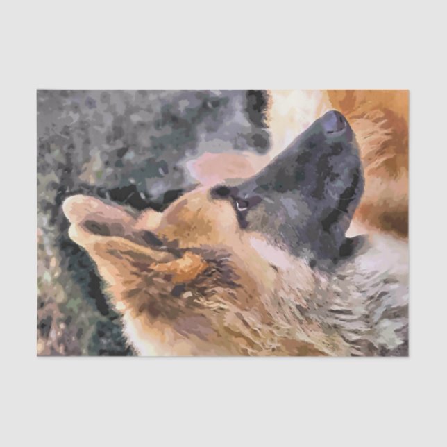 PAPEL DE SEDA ALEMÁN SHEPHERD DOG (Anverso)